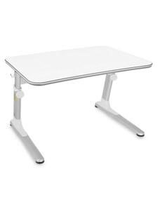 Dětský rostoucí stůl Mayer JUNIOR 32W1 18 – bílý, deska bílá, 90×56–74×63