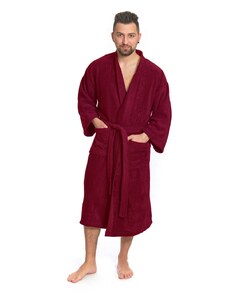 Interkontakt Pánský župan model KIMONO 04 Bordeaux