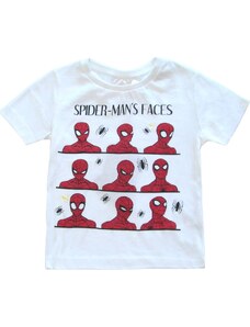 SPIDERMAN Spider Man - chlapecké bílé tričko Bílá