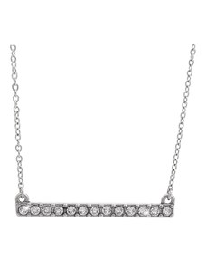 SkloBižuterie-J Ocelový náhrdelník Line Swarovski Crystal
