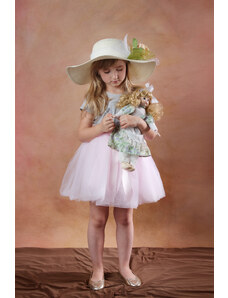ADELO Tutu sukně tylová dětská- světle růžová - délka 35cm a 50cm - družička