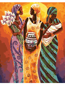 Gaira Malování podle čísel Africké ženy M992265