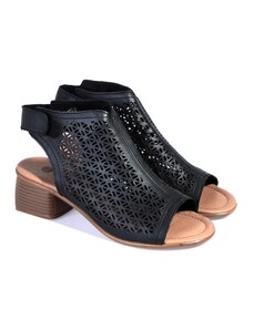 Dámské kožené sandále Remonte R8771-01 černá