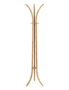 Bambusový věšák na oblečení Compactor Bamboo - tříramenný 48 x 177 cm