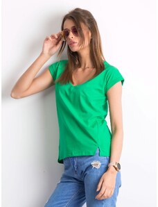 Fashionhunters Vibes zelené tričko