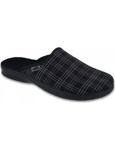 BEFADO Pánské pantofle LEON 548M011 kostkované, černá
