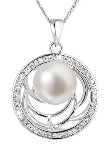 Pavona Perlový náhrdelník z pravých říčních perel bílý 22029.1