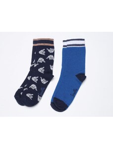 Ewers Chlapecké ponožky Symbol (2 páry) modré