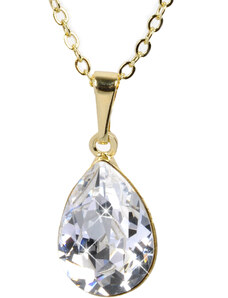 Levien Elegantní dámský náhrdelník Pear Crystal
