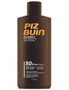 Piz Buin Mléko na opalování pro citlivou pokožku Allergy SPF 50+ (Sun Sensitive Skin Lotion) 200 ml