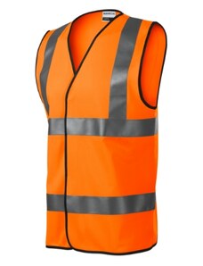 RIMECK HV Bright Bezpečnostní vesta unisex Osnovní pletenina, 100 % polyester, retroreflexní pruhy