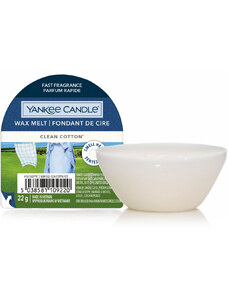 Yankee Candle – vonný vosk Clean Cotton (Čistá bavlna), 22 g