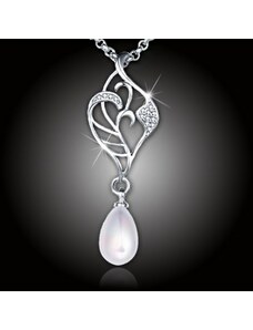 Elanis Jewel Perlový náhrdelník Elfie White Pearl