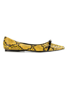 Dámské boty Wittchen, žluto - černá, přírodní kůže