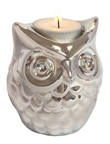 INVOTIS Stojánek na čajovou svíčku Owl