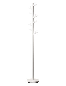 YAMAZAKI Stojací věšák Branch 7066, kov/plast, v.176 cm, bílý