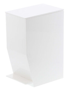 YAMAZAKI Odpadkový koš do koupelny Tower 3385, plast, 3,9 l, bílý