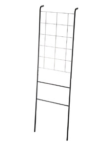 YAMAZAKI Věšák ke stěně s prostorem na doplňky Tower 4730, kov, v.160 cm, černý