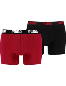 Men's boxer shorts Puma Basic Boxer 2P red black 521015001 786