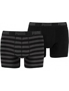 Pánské boxerky Stripe 1515 2Pack 591015001 200 Black/grey - Puma
