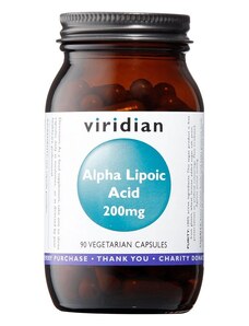 Viridian Alpha Lipocid Acid 200 mg 90 cps