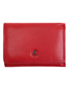 Malá dámská kožená peněženka Cosset 4509 Red Komodo červená