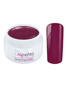 Ráj nehtů Barevný UV gel CLASSIC - Bordeaux Violet 5ml