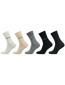 NOVIA Ponožky Comfort se stříbrem 1022 - balení 5 párů