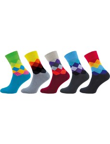 NOVIA Ponožky Happy Socks káro