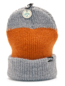 Kulich BRIXTON Langley Stripe Beanie Light Heather Grey