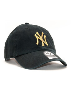 Kšiltovka 47 Brand New York Yankees Metallic Clean Up Black Strapback