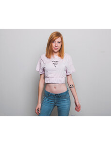 Crop Top Cheap Monday Mirror Logo Pale Pink