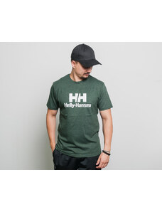Triko Helly Hansen Logo T-Shirt Mountain Green Melange 53165 454