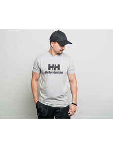 Triko Helly Hansen Logo T-Shirt Grey Melange 53165 950
