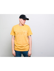 Triko HUF OG Logo Pocket Mineral Yellow