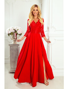 Numoco Společenské šaty Amber, Červené