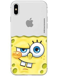 Ert Ochranný kryt pro iPhone XS / X - SpongeBob, SpongeBob 023