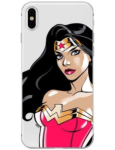 Ert Ochranný kryt pro iPhone XS / X - DC, Wonder Woman 004