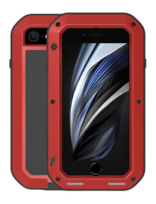 Ochranný kryt pro iPhone 7 / 8 / SE (2020/2022) - LOVE MEI, Powerful Red