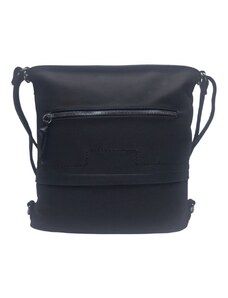 Tapple Střední černý kabelko-batoh 2v1 s praktickou kapsou