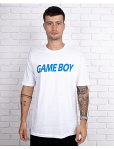 Bílé oversized triko GAMEBOY