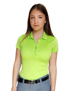 Tony Trevis dámské golfové tričko zelené s kosočtverci