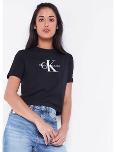 Dámské triko Calvin Klein Jeans černé monogram