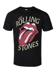 Tričko metal pánské Rolling Stones - Vtge Typeface - ROCK OFF - RSTS88MB