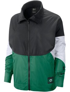 Nike WMNS BOS Snap Courtside Jacket / Černá, Zelená / L