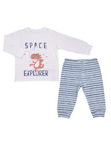 kitikate Pyžamko 2dílné chlapecké s dinosaurem Space Explorer_S80056