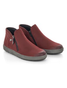 Dámská kožená kotníková obuv Remonte D4470-35 červená