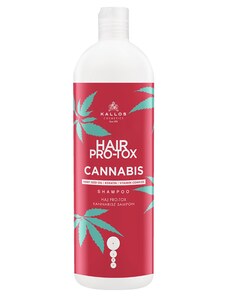 Kallos Cosmetics Kallos Hair PRO-TOX CANNABIS šampon na vlasy s konopným olejem 1000 ml