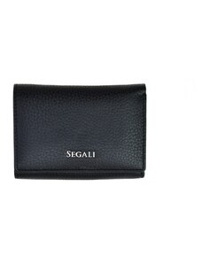 SEGALI Kožená peněženka SG-7106 černá
