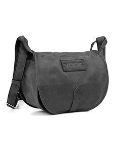 Kožená dámská kabelka přes rameno VOOC Urban RDW10 černá